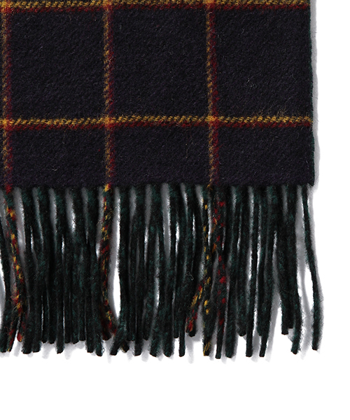 BEAMS（ビームス）の「BEAMS / ウインドウペーン リバーシブル マフラー（マフラー・メンズ・グレー/ネイビー・ONE SIZE）」の3枚目の写真