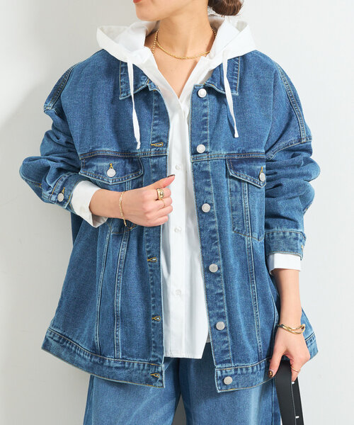 un dix cors  デニムジャケット　ネイビー un dix cors デニムジャケット ネイビー FREEサイズ