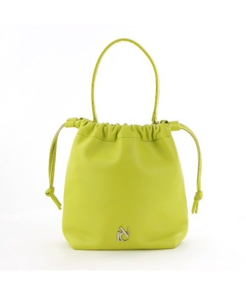 NICAL（ニカル）の「【本革】【NICAL】巾着ショルダーバッグ/554182（ショルダーバッグ・レディース・シルバー/ブラック/イエロー・FREE）」の7枚目の写真