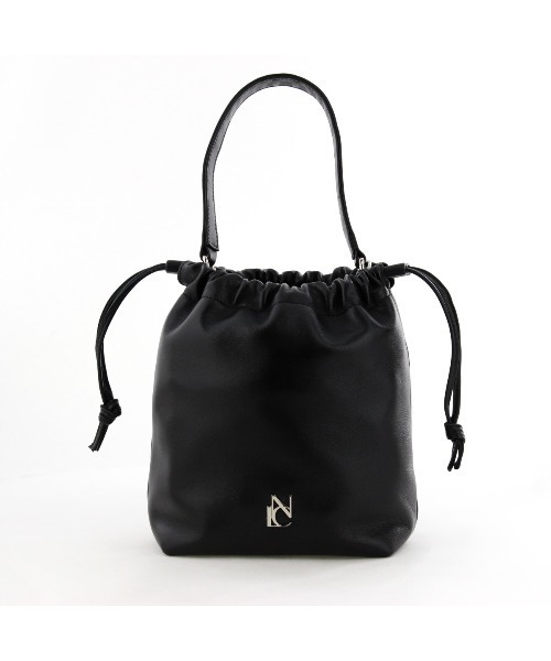 NICAL（ニカル）の「【本革】【NICAL】巾着ショルダーバッグ/554182（ショルダーバッグ・レディース・シルバー/ブラック/イエロー・FREE）」の12枚目の写真