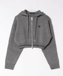 CHOOSE KNIT HOODIE CARDIGAN