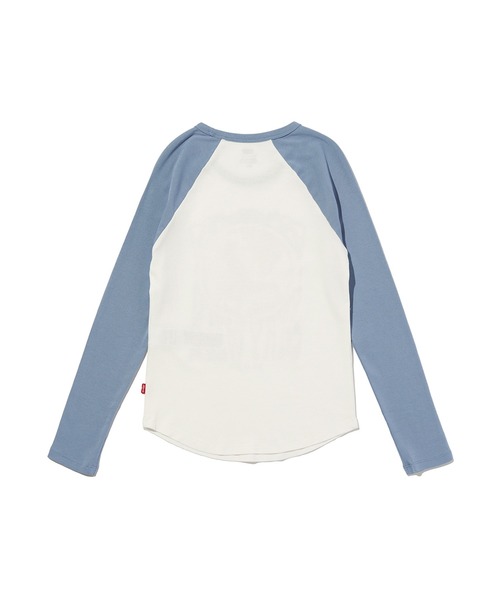 Levi's（リーバイス）の「Levi's/リーバイス ユーロ ベースボールTシャツ（Tシャツ/カットソー・レディース・ブルー・XS/S/M）」の6枚目の写真