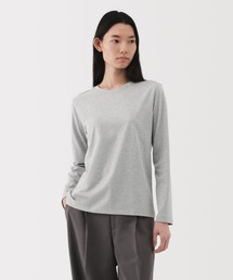 無印良品 | 婦人　天竺編みクルーネック長袖Ｔシャツ(Tシャツ/カットソー)