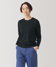 無印良品 | 婦人　天竺編みクルーネック長袖Ｔシャツ(Tシャツ/カットソー)