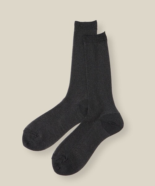 ROPE'（ロペ）の「ラメシアーソックス（ソックス/靴下・レディース・ブラック/ホワイト/ベージュ系その他・FREE）」の10枚目の写真