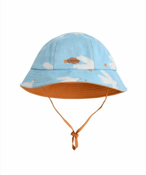 moimoln(モイモルン)の「バードバケットハット(ハット・キッズ・スカイブルー・48cm/52cm/50cm)」の1枚目の写真