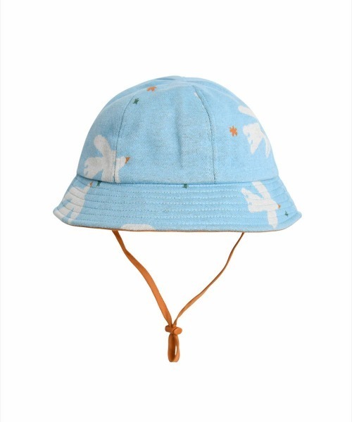 moimoln(モイモルン)の「バードバケットハット(ハット・キッズ・スカイブルー・48cm/52cm/50cm)」の3枚目の写真