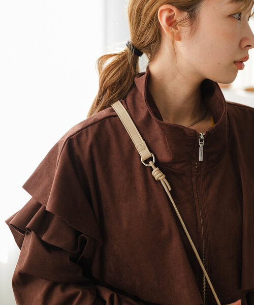 Kastane（カスタネ）の「【WEB限定】ミニポケットショルダーBAG（ショルダーバッグ・レディース・ブラック/ライトベージュ/ベビーピンク・FREE）」の13枚目の写真