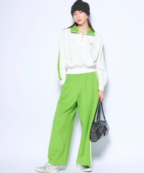 Kappa(カッパ)の「ハーフジップ ジャージトラックジャケット(その他アウター・レディース・パープル/ホワイト/ブラック・SMALL/MEDIUM/LARGE)」の12枚目の写真