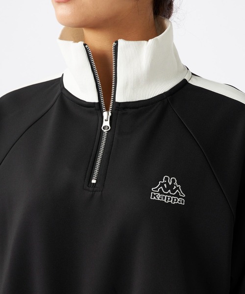 Kappa(カッパ)の「ハーフジップ ジャージトラックジャケット(その他アウター・レディース・パープル/ホワイト/ブラック・SMALL/MEDIUM/LARGE)」の20枚目の写真