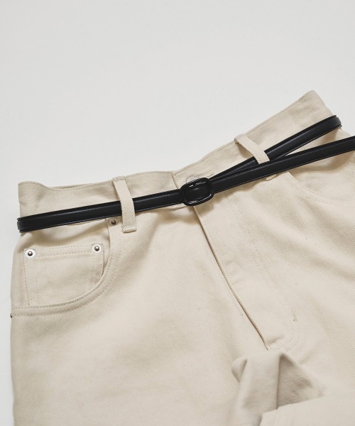 Narrow Leather Belt（ベルト）｜TODAYFUL（トゥデイフル）の