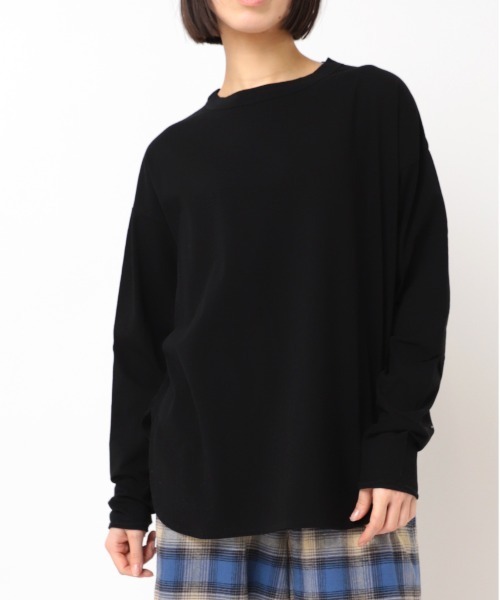 【クロ】M2405 40/強撚ロンT セール】M2405 40／強燃ロンT（Tシャツ/カットソー）｜RNA-N
