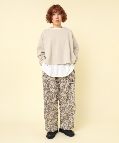 RNA-N(アールエヌエーエヌ)の「M2405 40/強燃ロンT(Tシャツ/カットソー・レディース・ホワイト/チャコールグレー/ブラック・FREE)」の12枚目の写真