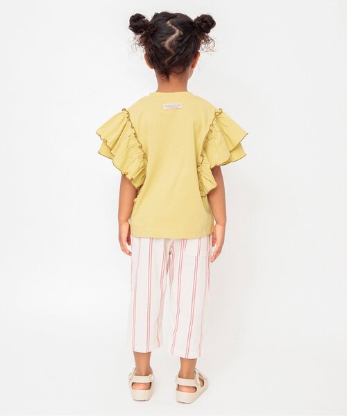 BREEZE(ブリーズ)の「フリル半袖Tシャツ(Tシャツ/カットソー・キッズ・アイボリー/ブルー/イエロー/チャコール/ピンク・80/90/130/120/140/110/100)」の10枚目の写真