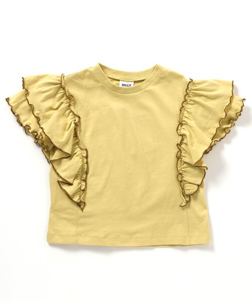 BREEZE(ブリーズ)の「フリル半袖Tシャツ(Tシャツ/カットソー・キッズ・アイボリー/ブルー/イエロー/チャコール/ピンク・80/90/130/120/140/110/100)」の17枚目の写真