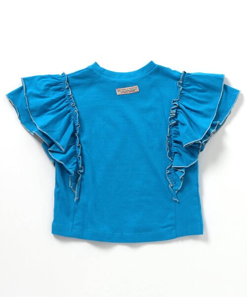 BREEZE(ブリーズ)の「フリル半袖Tシャツ(Tシャツ/カットソー・キッズ・アイボリー/ブルー/イエロー/チャコール/ピンク・80/90/130/120/140/110/100)」の18枚目の写真