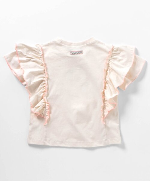 BREEZE(ブリーズ)の「フリル半袖Tシャツ(Tシャツ/カットソー・キッズ・アイボリー/ブルー/イエロー/チャコール/ピンク・80/90/130/120/140/110/100)」の20枚目の写真