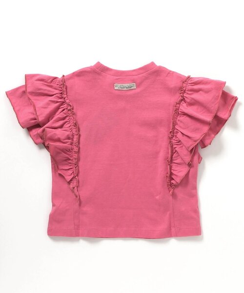 BREEZE(ブリーズ)の「フリル半袖Tシャツ(Tシャツ/カットソー・キッズ・アイボリー/ブルー/イエロー/チャコール/ピンク・80/90/130/120/140/110/100)」の21枚目の写真