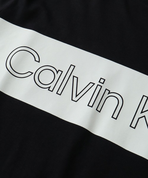 Calvin Klein(カルバン・クライン)の「【Calvin Klein/カルバンクライン】 ライン ロゴ クルーネック 半袖 Tシャツ(Tシャツ/カットソー・メンズ・ブラック/ホワイト・S/M/L/XL)」の21枚目の写真