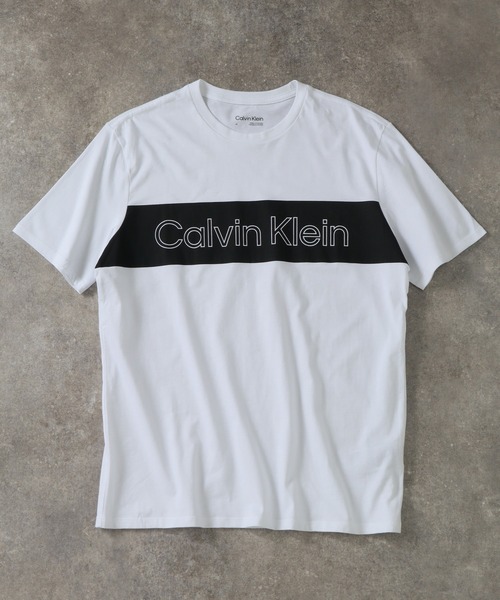 Calvin Klein(カルバン・クライン)の「【Calvin Klein/カルバンクライン】 ライン ロゴ クルーネック 半袖 Tシャツ(Tシャツ/カットソー・メンズ・ブラック/ホワイト・S/M/L/XL)」の18枚目の写真