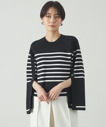 CAST: | 【1枚で着映える】ボーダーデザインニット(ニット/セーター)