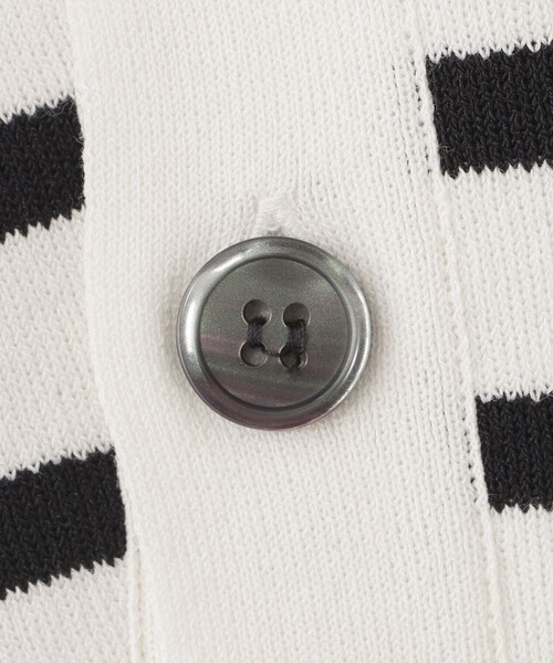 CAST:（キャストコロン）の「【1枚で着映える】ボーダーデザインニット（ニット/セーター・レディース・ブラック/ホワイト・M）」の9枚目の写真