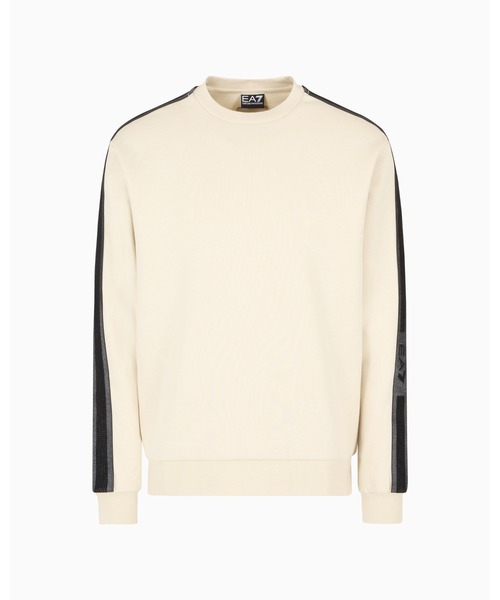 EMPORIO ARMANI EA7（エンポリオアルマーニイーエーセブン）の「【エンポリオ アルマーニ EA7】Logo Series クルーネックスウェットシャツ コットンジャージー（スウェット・メンズ・キナリ/ライトグレー・LARGE/MEDIUM/SMALL/X-LARGE/X-SMALL/XX-LARGE）」の10枚目の写真