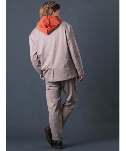 REGIEVO（レジエボ）の「Wブレストビッグシルエットジャケット（テーラードジャケット・メンズ・ベージュ/グレー・MEDIUM/LARGE/X-LARGE）」の8枚目の写真