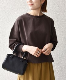 SHIPS any（シップス エニィ）の「〈洗濯機可能〉インレイ ロングスリーブ コンパクト プルオーバー（Tシャツ/カットソー）」