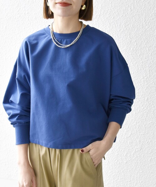 「SHIPS any」 長袖シャツ ONE SIZE ブルー レディース SHIPS any 「SHIPS any」 長袖シャツ 36 ロイヤルブルー