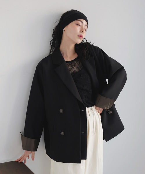 LIAN（リアン）の「レイヤードデザインテーラードジャケット