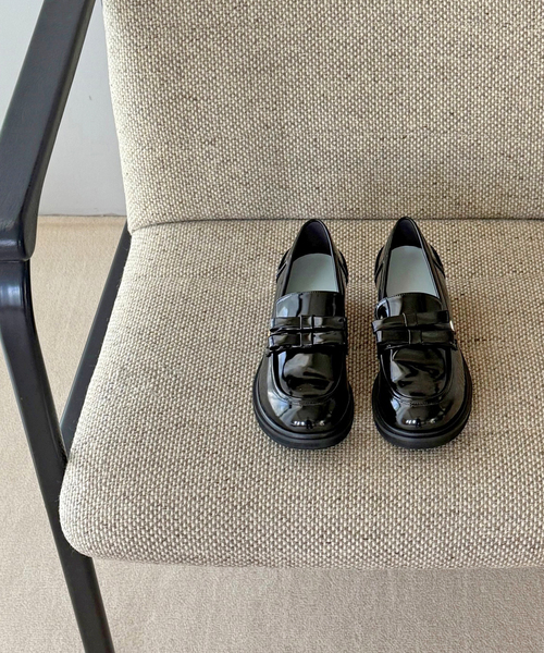 LE TALON（ルタロン）の「《WEB限定》Le decore / ル デコレ lady ribbon ローファー（ローファー・レディース・ブラックミックス/ブラウン・24.5cm/24cm/23.5cm/23cm/22.5cm）」の17枚目の写真