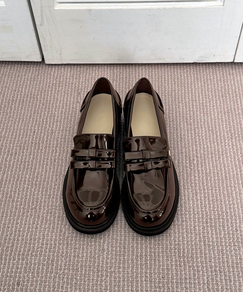 LE TALON（ルタロン）の「《WEB限定》Le decore / ル デコレ lady ribbon ローファー（ローファー・レディース・ブラックミックス/ブラウン・24.5cm/24cm/23.5cm/23cm/22.5cm）」の15枚目の写真