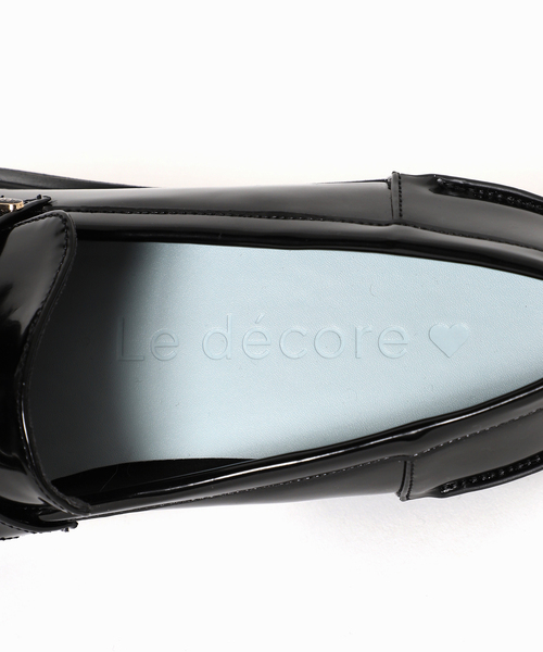 LE TALON（ルタロン）の「《WEB限定》Le decore / ル デコレ lady ribbon ローファー（ローファー・レディース・ブラックミックス/ブラウン・24.5cm/24cm/23.5cm/23cm/22.5cm）」の4枚目の写真