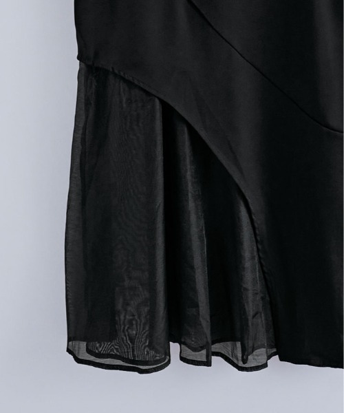 kirakiraShop(キラキラショップ)の「アシメシアー切り替え マーメイド スカート(スカート・レディース・ブラック・S/L)」の9枚目の写真