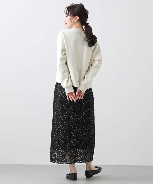 Gready Brilliant(グレディブリリアン)の「LU花刺繍タイトスカート(スカート・レディース・ブラック/オフホワイト・38)」の14枚目の写真