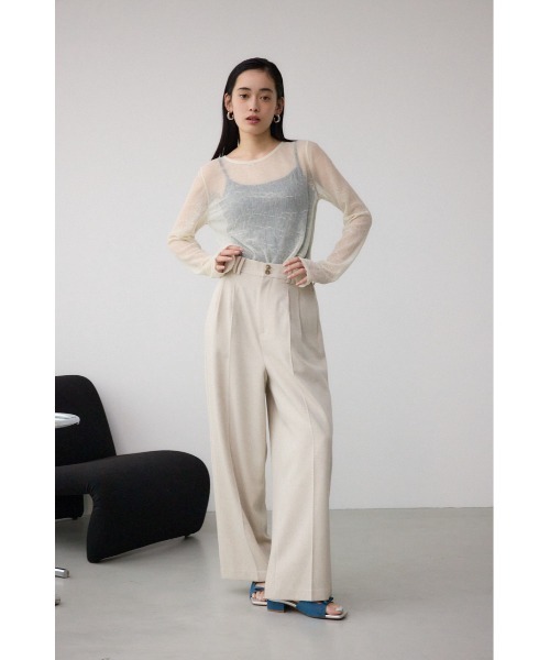 AZUL by moussy（アズールバイマウジー）の「ダブルリボンスクエアトゥサンダル（サンダル・レディース・ブラック/ブルー/シルバー・SMALL/MEDIUM/LARGE/LL）」の12枚目の写真