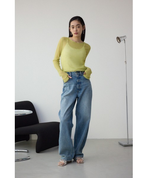 AZUL by moussy（アズールバイマウジー）の「ダブルリボンスクエアトゥサンダル（サンダル・レディース・ブラック/ブルー/シルバー・SMALL/MEDIUM/LARGE/LL）」の19枚目の写真