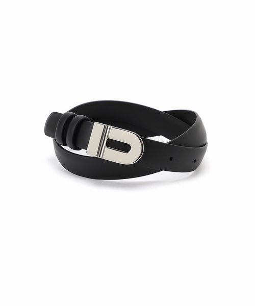 AP STUDIO（エーピーストゥディオ）の「【TEURN STUDIOS/ターンスタジオ】Signature monogram leather（ベルト・レディース・ブラック・FREE）」の3枚目の写真