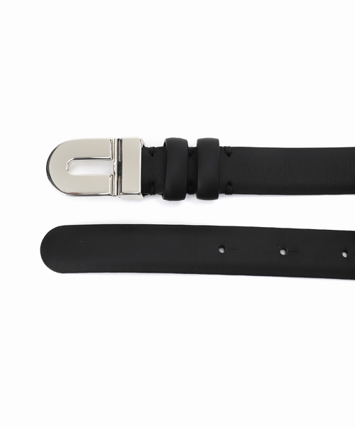 AP STUDIO（エーピーストゥディオ）の「【TEURN STUDIOS/ターンスタジオ】Signature monogram leather（ベルト・レディース・ブラック・FREE）」の7枚目の写真