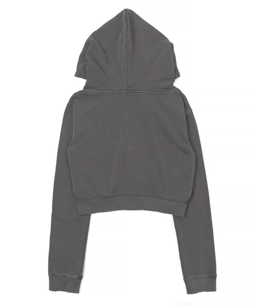 dispark(ディスパーク)の「DISPARK/グラフィックダメージWジップパーカー(パーカー・レディース・スミクロ・FREE)」の7枚目の写真