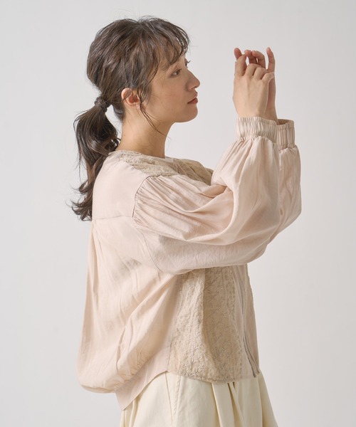 Kelen(ケレン)の「「KELEN / ケレン」 レース切替デザインブルゾン PARMO(ブルゾン・レディース・ブラック/ホワイト・S/M)」の5枚目の写真
