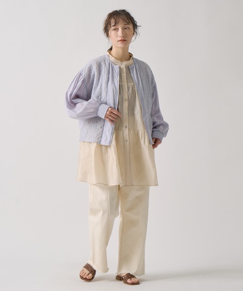 Kelen(ケレン)の「「KELEN / ケレン」 レース切替デザインブルゾン PARMO(ブルゾン・レディース・ブラック/ホワイト・S/M)」の9枚目の写真