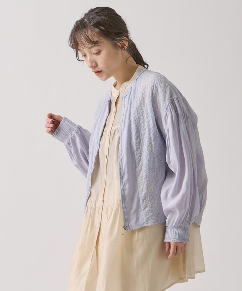 Kelen(ケレン)の「「KELEN / ケレン」 レース切替デザインブルゾン PARMO(ブルゾン・レディース・ブラック/ホワイト・S/M)」の10枚目の写真