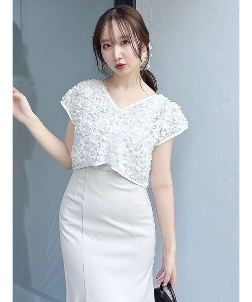 dazzlin(ダズリン)の「チュールトップスセットドレス(ドレス・レディース・ピンク/チャコールグレー/イエロー・SMALL/MEDIUM)」の14枚目の写真
