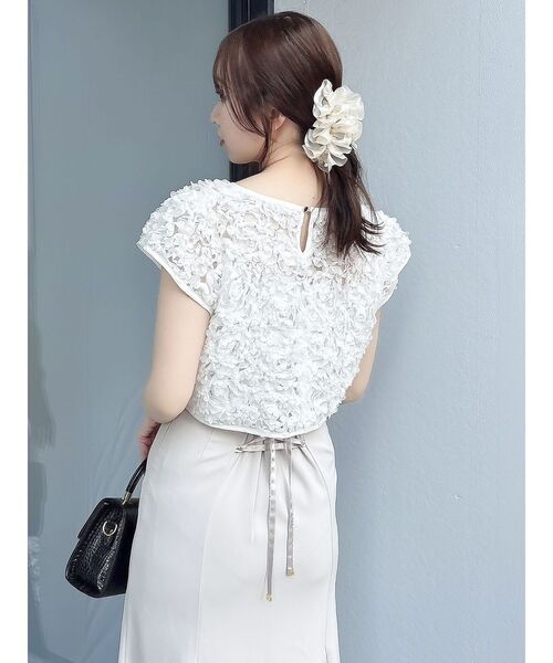 dazzlin(ダズリン)の「チュールトップスセットドレス(ドレス・レディース・ピンク/チャコールグレー/イエロー・SMALL/MEDIUM)」の16枚目の写真