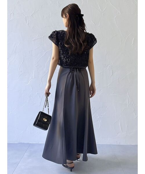 dazzlin(ダズリン)の「チュールトップスセットドレス(ドレス・レディース・ピンク/チャコールグレー/イエロー・SMALL/MEDIUM)」の13枚目の写真