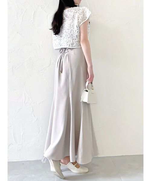 dazzlin(ダズリン)の「チュールトップスセットドレス(ドレス・レディース・ピンク/チャコールグレー/イエロー・SMALL/MEDIUM)」の8枚目の写真