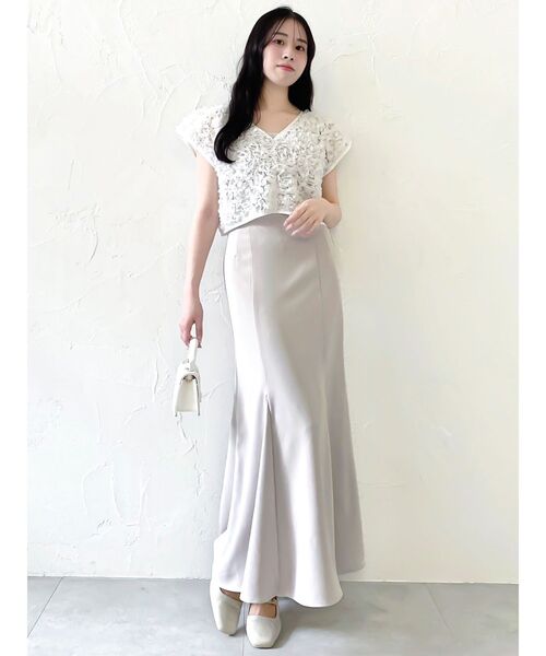 dazzlin(ダズリン)の「チュールトップスセットドレス(ドレス・レディース・ピンク/チャコールグレー/イエロー・SMALL/MEDIUM)」の10枚目の写真