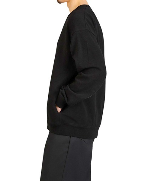 crepuscule（クレプスキュール）の「crepuscule / クレプスキュール：別注 Extra Light Moss Stitch Cardigan：ONLYARK-2-2515[COR]（カーディガン/ボレロ・メンズ・ブラック・3/2/1）」の12枚目の写真